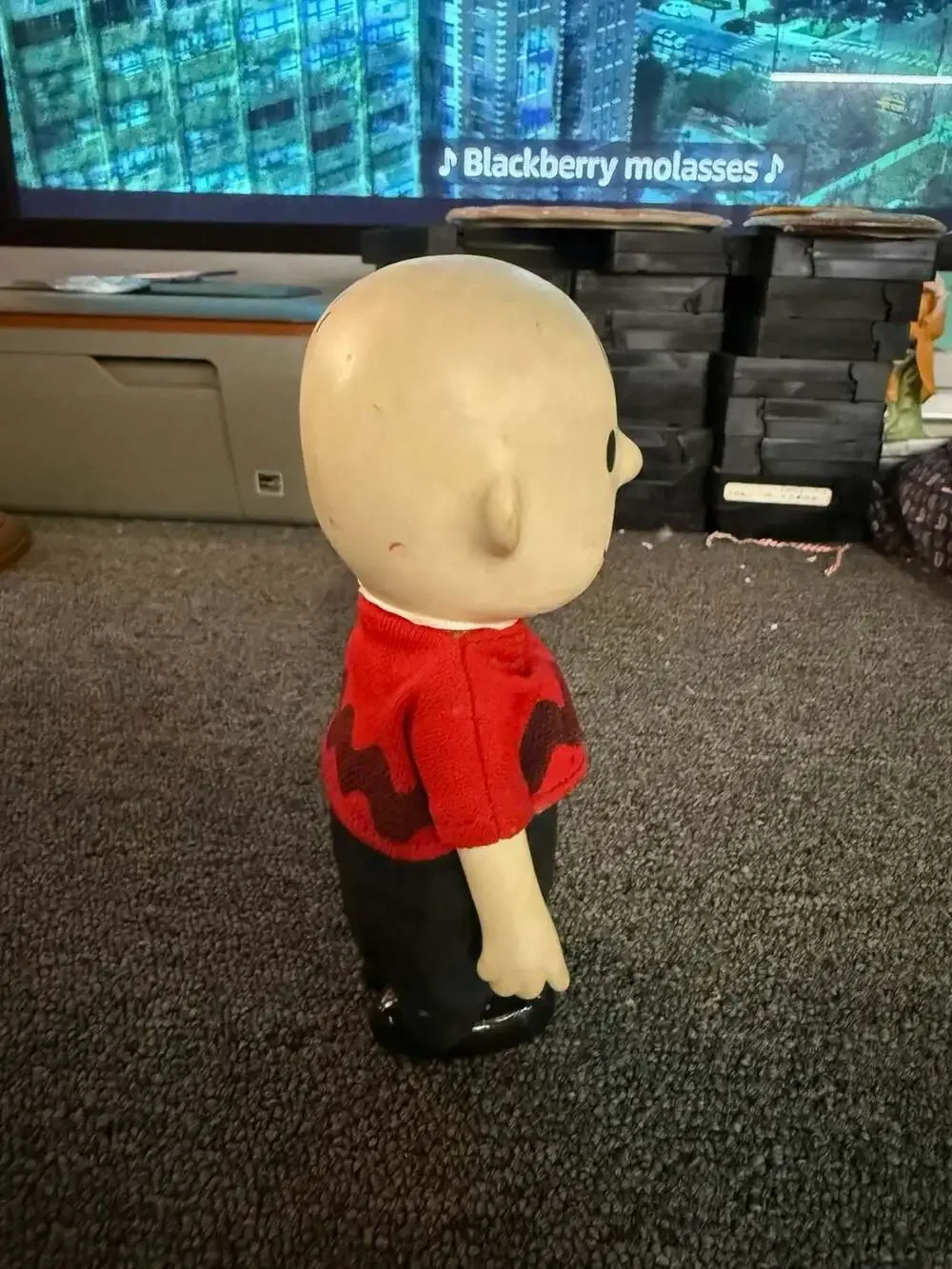 Vintage 1966 Charlie Brown Poseable Pocket Doll by Boucher Associates